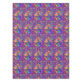 Verjaardag Tafelkleed Confetti Paars (Voorkant)