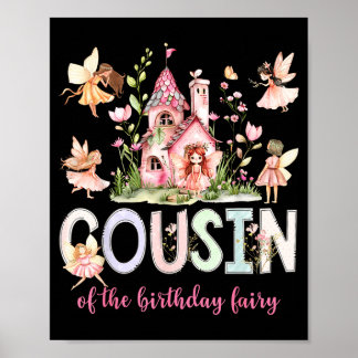 Verjaardag Tante Fee Magisch Meisje Illustratie Poster