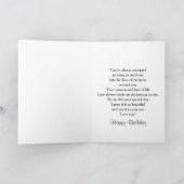 VERJAARDAG - TANTE - FUCHSIA ORCHIDS KAART (Binnen)