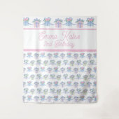 Verjaardag Tapestry Achtergrond - Cadeauthema Wandkleed (Voorkant)