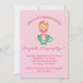 Verjaardag Tea Party Uitnodigingen Par-tea Uitnodi (Voorkant)