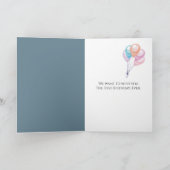 Verjaardag Teddy Bears op een schommel Kaart (Binnen)