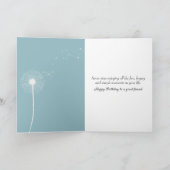 Verjaardag Teddyberen in een paardenbloem veld Kaart (Binnen)