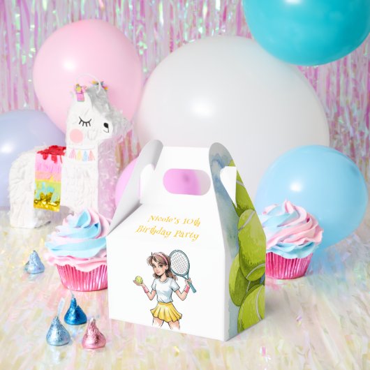 Verjaardag Tennis Ace Girl Celebration Bedankdoosjes (Feest)