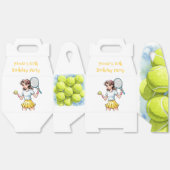 Verjaardag Tennis Ace Girl Celebration Bedankdoosjes (Ongevouwen)