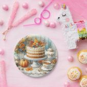 Verjaardag Thee Feestje Herfst Seizoen Papieren Bordje (Feest)