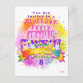 Verjaardag Thema Jongens Uitnodigingskaart HAMbyWG Briefkaart (Voorkant)