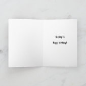 Verjaardag Tienerjongen Kaart (Binnen)