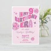 Verjaardag Tijdperk Disco Muziek Leuk Feest Kaart (Staand voorkant)