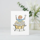 Verjaardag Timpani Briefkaart (Staand voorkant)