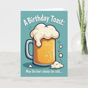 Verjaardag Toast Mok Kaart