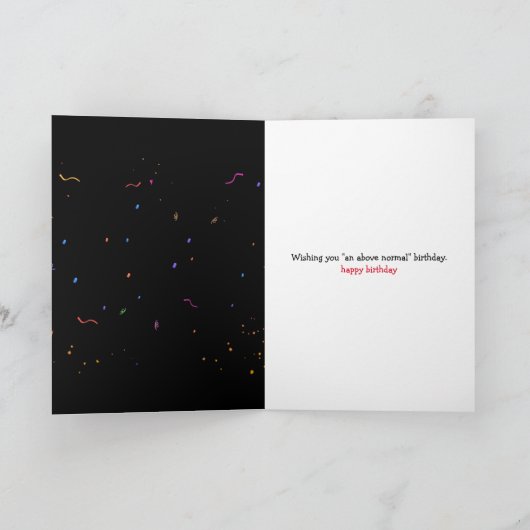 Verjaardag toiletpapier kaart (Binnen)