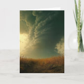 Verjaardag Tornado in het Midwesten Great Plains Kaart (Voorkant)