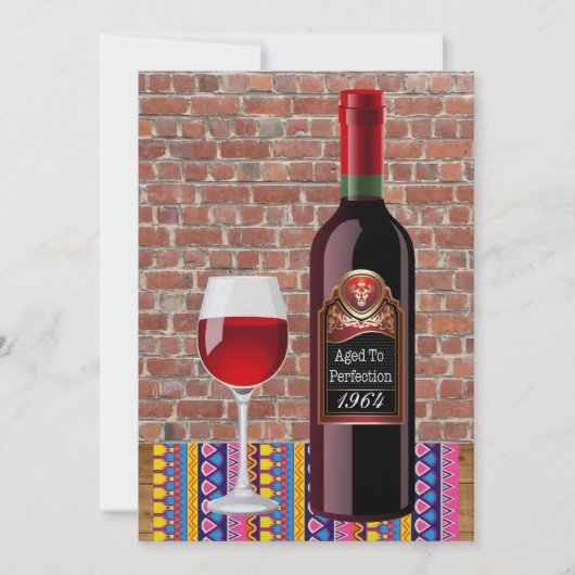 Verjaardag tot in de perfectie / andere uitnodigin kaart (Voorkant)