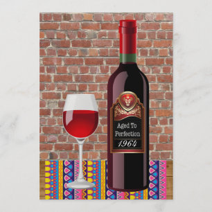 Verjaardag tot in de perfectie / andere uitnodigin kaart