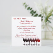 Verjaardag tot perfectie kaart (Staand voorkant)