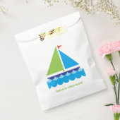 Verjaardag Traktatie Tas Zeilboot Bedankzakje (Gezegeld)