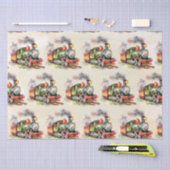 Verjaardag treinmotor tissuepapier (Craft)