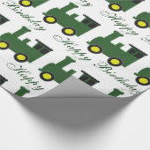 Verjaardag treinontwerp cadeaupapier (Hoek)