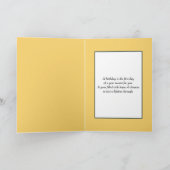 Verjaardag tropisch strand zonsopgang in het raam kaart (Binnen)