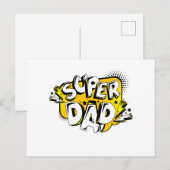 VERJAARDAG TSHIRT VOOR VADER  BRIEFKAART (Voorkant / Achterkant)