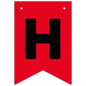 Verjaardag Tube Party Bunting Banner (Tweede vlag)