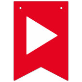 Verjaardag Tube Party Bunting Banner (Eerste vlag)