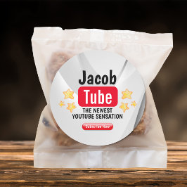 Verjaardag Tube Party Stickers