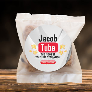 Verjaardag Tube Party Stickers