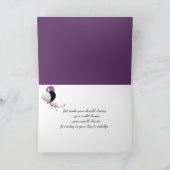 Verjaardag Tulp Boeket en wijnglas Kaart (Binnen)