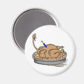 Verjaardag Turkije magneet (Voorkant / Achterkant)