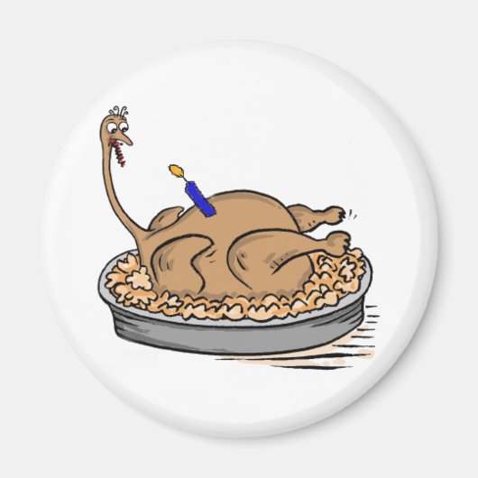 Verjaardag Turkije magneet (Voorkant)