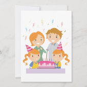 Verjaardag Tweeling Meisjes Kaart (Voorkant)