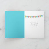 Verjaardag  typemachine bedankkaart (Binnen)