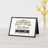 Verjaardag Typografie Grappig oud tot perfectie Kaart (Gele Bloem)