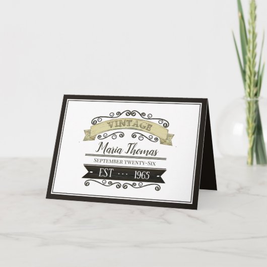 Verjaardag Typografie Grappig oud tot perfectie Kaart (Voorkant)