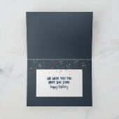 Verjaardag Uilen Met Volle Maan Kaart (Binnen)