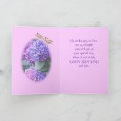 Verjaardag Uitgesteld- hydrangea 5409-aanpassen Kaart (Binnen)