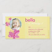VERJAARDAG UITNODIGEN FOTOKAART :: flutterbybutter (Voorkant)