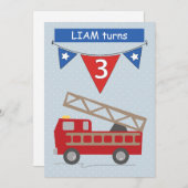 Verjaardag Uitnodiging Aangepaste naam, Matthew Ag (Voorkant / Achterkant)