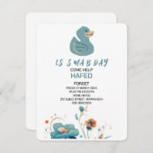 Verjaardag Uitnodiging Grappige Verjaardag Uitnodi (Voorkant / Achterkant)