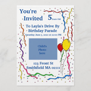 Verjaardag uitnodiging voor kind