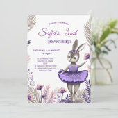 Verjaardag uitnodigingskaart. save the date (Staand voorkant)