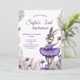 Verjaardag uitnodigingskaart. save the date