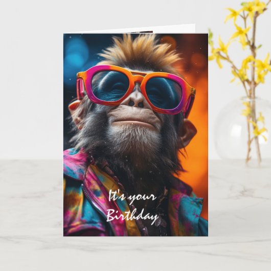 Verjaardag Uniek Een van een soort persoon Humor Kaart (Gele Bloem)