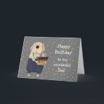 Verjaardag Vader Vader Schattige Hond Waterverf  Kaart<br><div class="desc">Verjaardag Vader Vader Schattige Hond Waterverf Cartoon Dier Kunst.  Laat hem weten hoeveel je van hem houdt en hem waardeert</div>