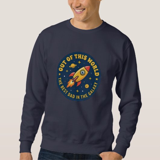 Verjaardag Vader Van Dochter Zoon Retro Vaderdag Trui (Voorkant)