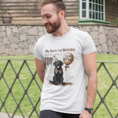 Verjaardag Vader Zwart Lab Custom T-shirt