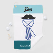 Verjaardag Vaderdag Fun Persoonlijke Naam Golfhanddoek (Insitu)