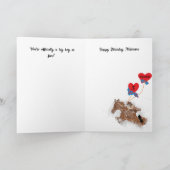 Verjaardag Valentijn G kaart: Turning Five Kaart (Binnen)